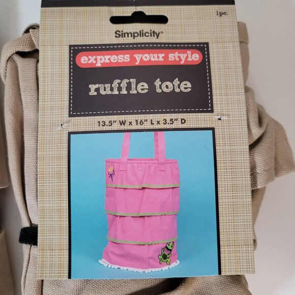 NWT Simplicity DIY Tote Craft Kit Bundle of 4 - Picture 2 of 6